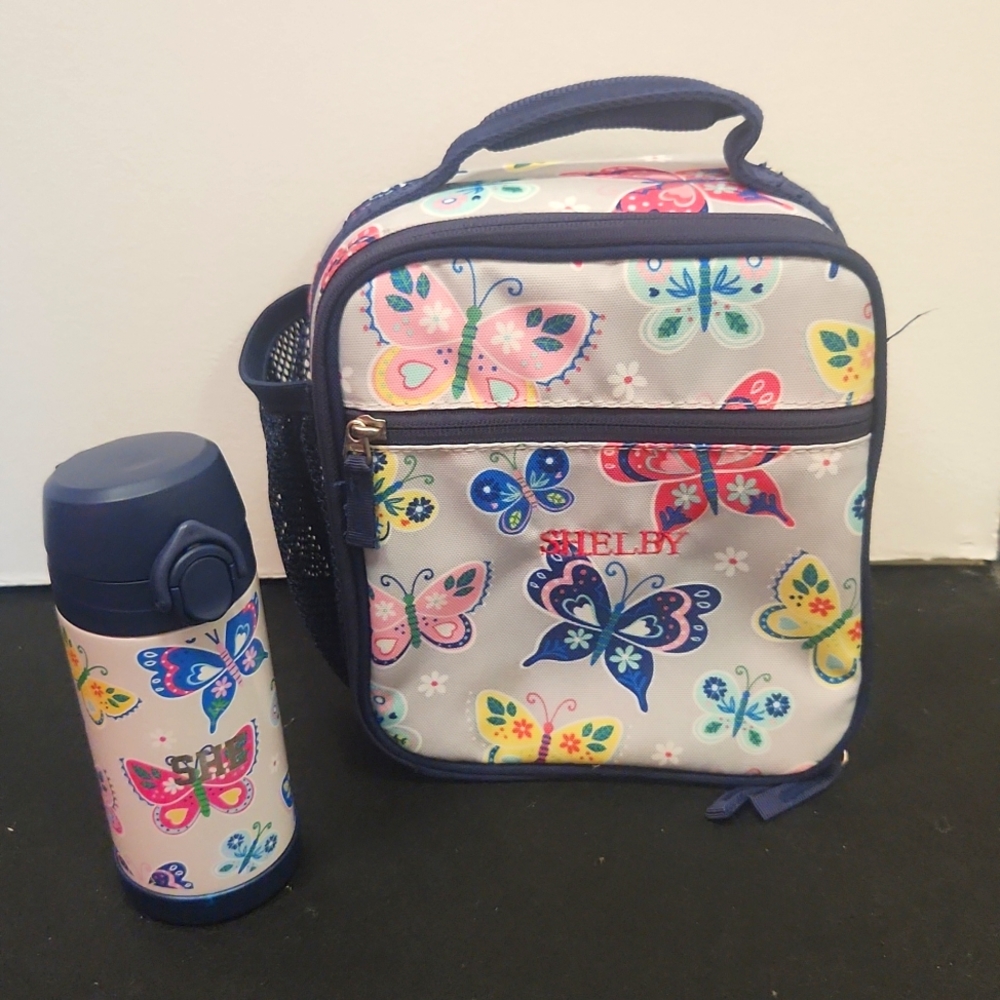 Pottery Barn lunchbox and water bottle Shelby